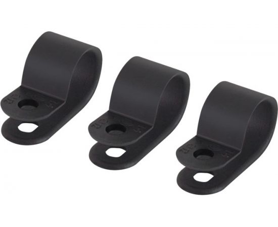 Нейлоновая крепежная скоба TDM СКН-16, черная, 100 шт. SQ0514-0215 