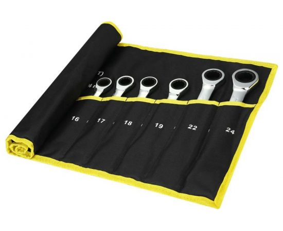 Набор комбинированных трещоточных ключей DEKO DKHT14 в сумке (14 предметов) 065-0989 