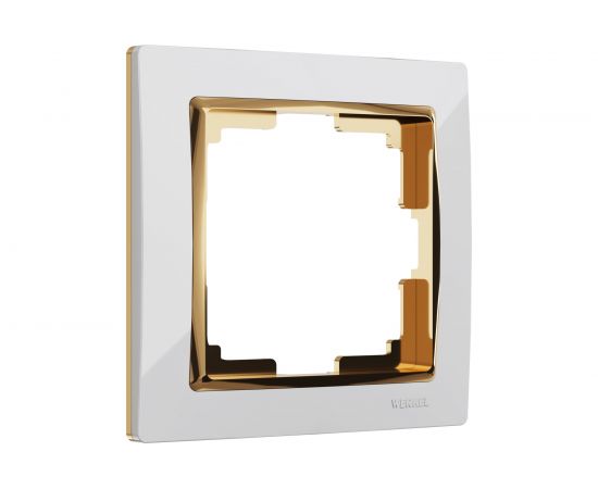 Рамка на 1 пост WERKEL W0011933 (белый/золото) a051662 