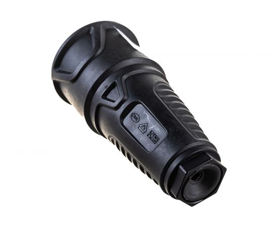 Кабельная розетка PCE 220v 16A 2P+E IP20 корпус черный, маркер черный 2520-ss – изображение 2