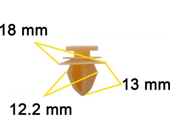 Автокрепеж для Citroen/Peugeot/Renault 10 шт MR108759, 699156, 6001549265 КрепАвто 1863 – изображение 2