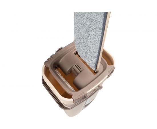 Набор для уборки NV LM250 ведро с отжимом, 10 л, швабра складная, 2 насадки NV-LM250 – изображение 2