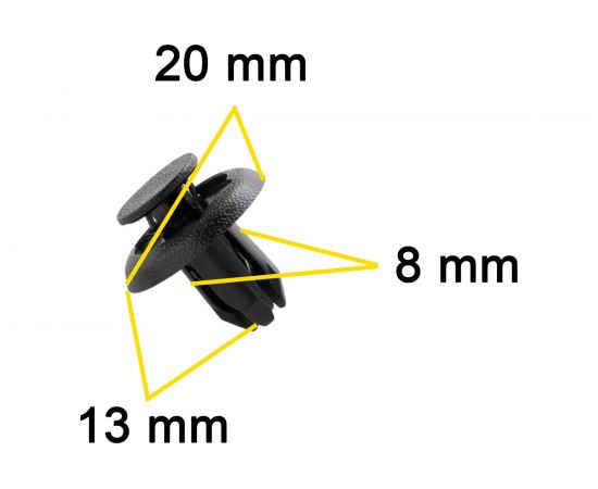 Автокрепеж для Lexus/Mazda/Toyota 10 шт 90118WB048, B45A56146A КрепАвто 1903 – изображение 2