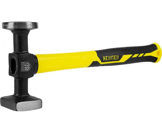 Рихтовочный Молоток Berger BG кованый 540г., фиберглассовая рукоятка BG1521 – изображение 3