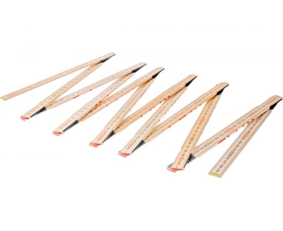 Складной метр SOLA H 2.4/12, L=2,4 м, 12 секций, береза 53010801 – изображение 3