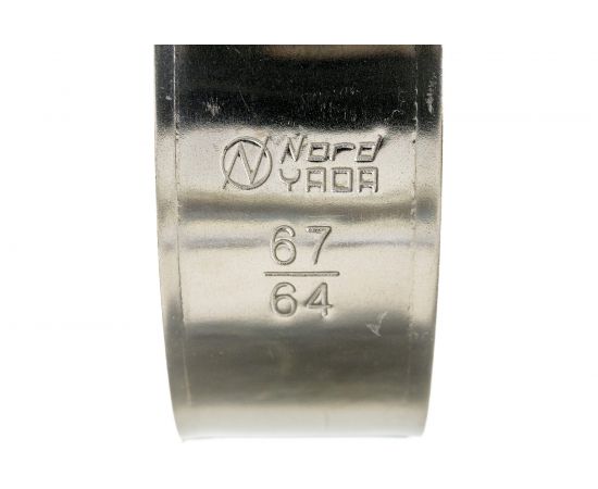 Силовой хомут Nord-Yada Д: 64-67 мм, Ш: 22 мм, Т: 0,6 мм, болт: М6х60, нерж. сталь 902888 – изображение 3
