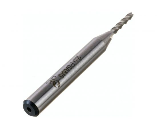 Фреза концевая вышлифованная (2.5x12x56 мм; ц/х; Р6АМ5; Z=4; хвостовик 6 мм) CNIC 69012 – изображение 3