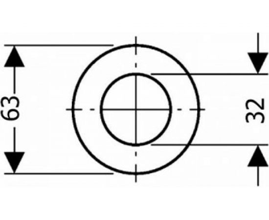 Уплотнительная прокладка для смывного бачка GEBERIT 63х32 816.418.00.1 00000005350 – изображение 3