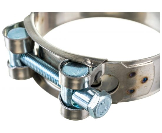 Силовой хомут Nord-Yada Д: 64-67 мм, Ш: 22 мм, Т: 0,6 мм, болт: М6х60, нерж. сталь 902888 – изображение 4