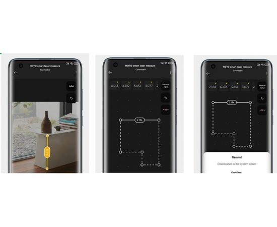 Умный лазерный дальномер-рулетка Xiaomi BHR5596GL – изображение 4