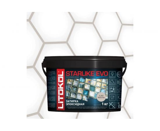 Эпоксидный состав для укладки и затирки мозаики LITOKOL STARLIKE EVO S.202 NATURALE 485220002 – изображение 5