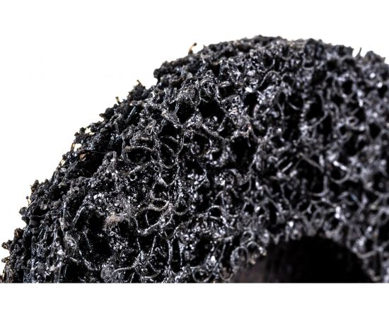 Диск зачистной Clean Strip Black 115х22 мм с фибровой оправкой BlackFox 12535 – изображение 5