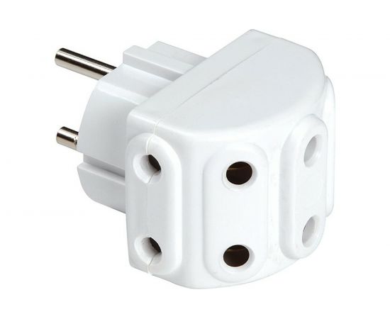 Разветвитель AY-KA 5 гнезд 10А 250В без заземления, белый 7714300 – изображение 5