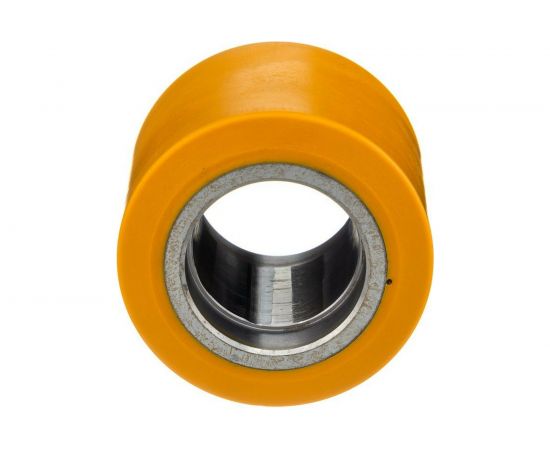 Ролик подвилочный большегрузный (82х100 мм; 1000 кг; полиуретан TR/сталь; без подшипника) Tellure rota 754137 – изображение 8