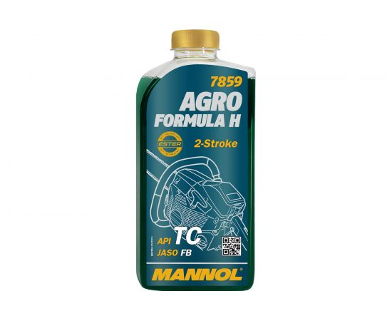 Mасло 2-х тактное 1л, синтетика, 7859 Agro for HUSQVARNA MANNOL 1987 