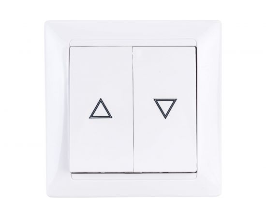 Выключатель Bylectrica открытой установки с электрической блокировкой для управления системами роллет и жалюзи, серия СТИЛЬ, А410-891 