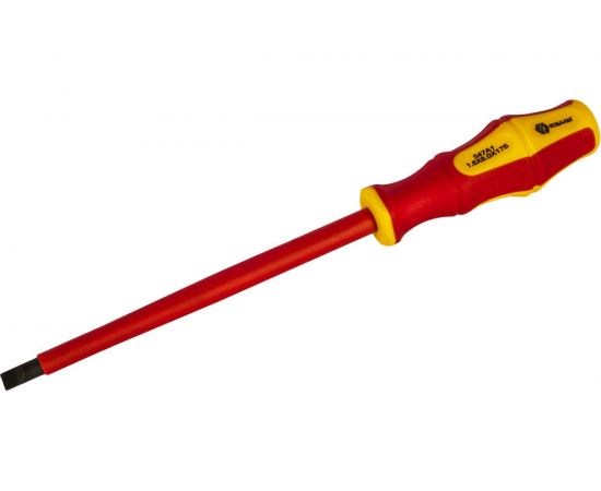 Отвертка диэлектрическая Ultra Grip SL 8,0 х 175 мм CR-V КОБАЛЬТ 646-478 