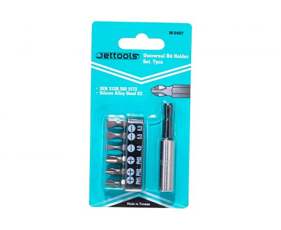 Набор насадок с магнитным держателем 7 шт Jettools W-0407 