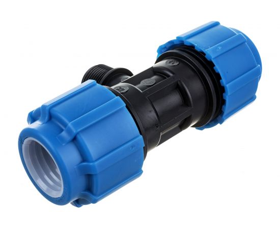 Тройник с наружной резьбой ПОЛИТЭК 32х3/4х32 51323432 