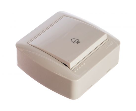 Кнопка звонка Lezard DEMET белый 711-0200-103 
