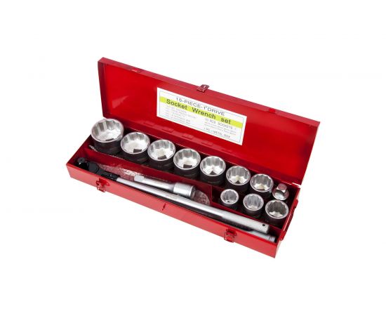 Набор инструмента AV Steel 14 шт, 1"", профессионал, в метал. кейсе, шт AV-541014 