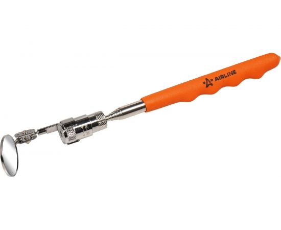 Телескопическое инспекционное зеркало AIRLINE с подсветкой, подвижное, d=32 мм, L=250-880 мм ATBS009 – изображение 2