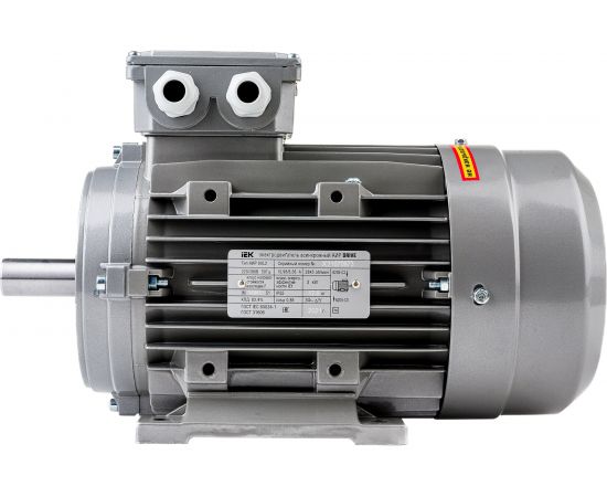Электродвигатель 3ф 90L2 380В 3кВт 3000об/мин 1081 IEK АИР DRIVE DRV090-L2-003-0-3010 291066 – изображение 2