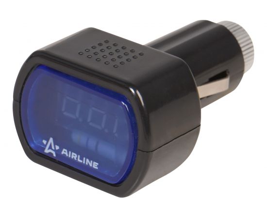 Вольтметр в прикуриватель 12-24В Airline AVM-D-01 – изображение 2
