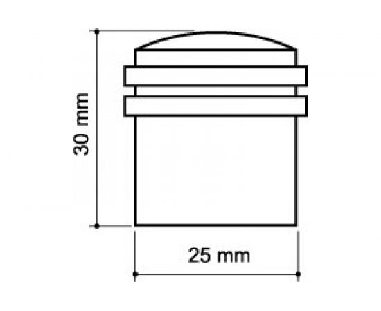 Дверной упор ARMADILLO DH062ZA AB Бронза 15114 – изображение 2