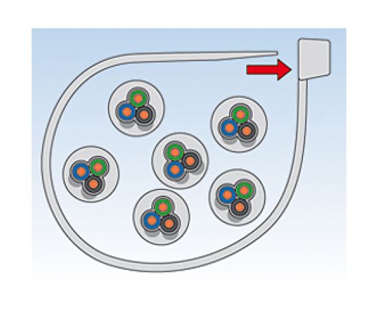 Кабельная прозрачная стяжка Fischer BN 8.8X810 100 штук 38000 – изображение 2