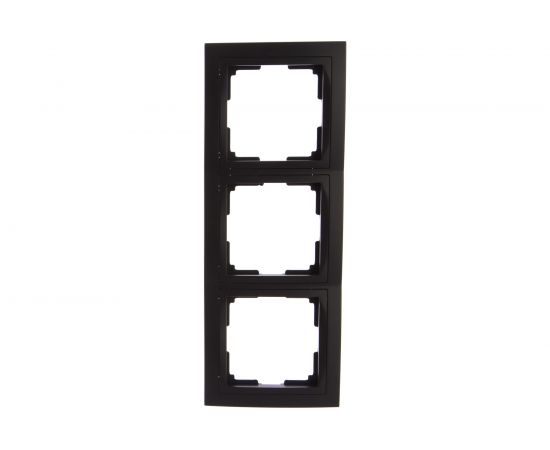 Рамка Smartbuy 3-местная пластик черная Нептун SBE-05b-Plastic-FR-3 – изображение 2
