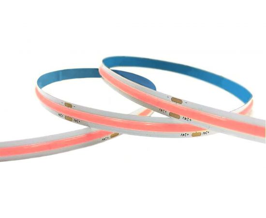 Светодиодная лента Apeyron 24В, 11Вт/м, COB, 352д/м, IP20, подложка 10мм, 5м, фиолетовый/00-357 – изображение 2