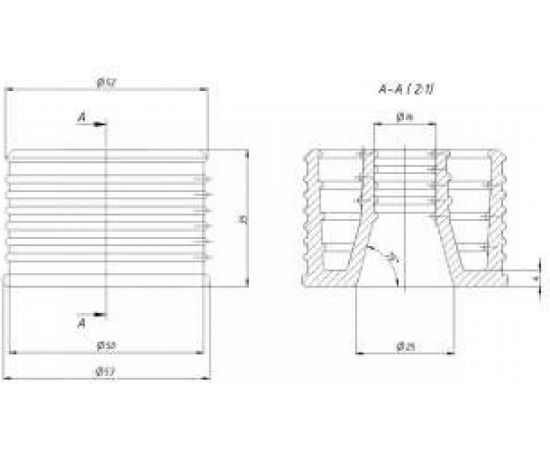 Канализационная манжета R-5016 REXFABER R0005016 – изображение 2