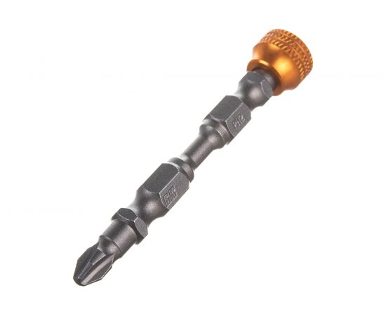 Бита со съемным магнитным держателем (2 шт; PH2; 65 мм; сталь S2) БОЕКОМПЛЕКТ BPH2-65D-2MH – изображение 2