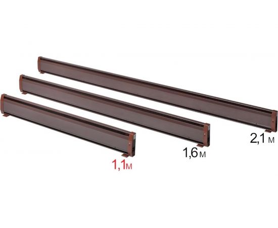 Электрический плинтусный обогреватель Mr.Tektum Smart 1,1м 450Вт коричневый AG-SMART11-BR – изображение 2