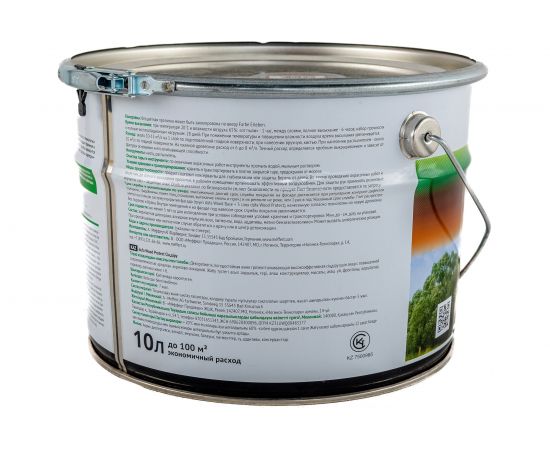 Пропитка для защиты древесины Dufa Wood Protect тик 10 л МП000015771 – изображение 3