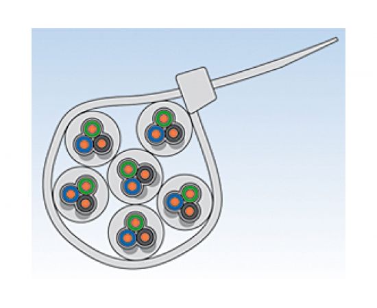 Кабельная прозрачная стяжка Fischer BN 8.8X810 100 штук 38000 – изображение 3