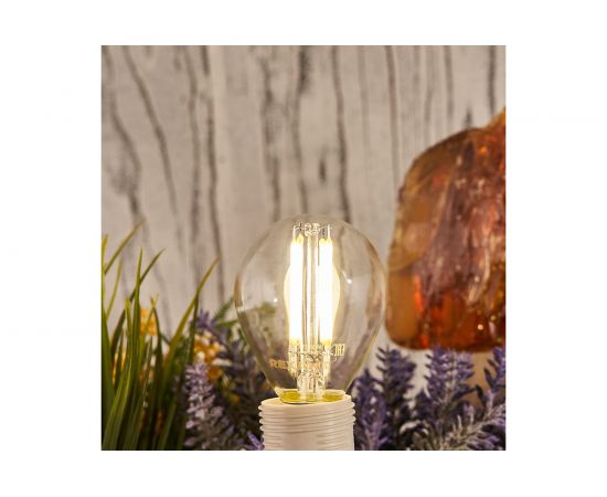 Филаментная лампа REXANT Шарик GL45 9.5 Вт 4000K E14 604-130 – изображение 3