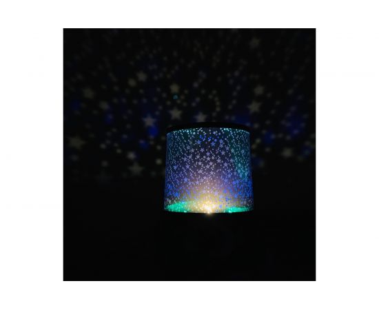 Светодиодный ночник-проектор Звездное небо Apeyron 3хАА, пластик, 110х120мм /12-142 – изображение 3