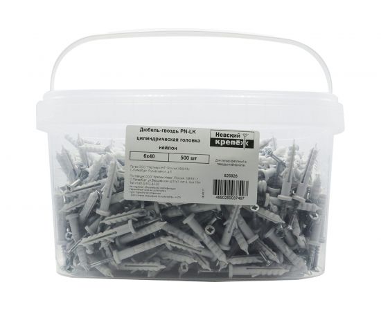 Дюбель-гвоздь Партнер PN-LK 6x40 500 шт. 825928 – изображение 3