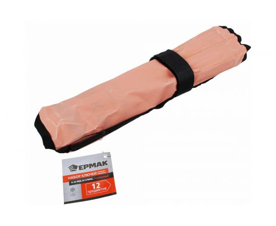 Набор рожково-накидных ключей ЕРМАК 12 предметов, 6-22мм, усиленные, в сумке 736-046 – изображение 4