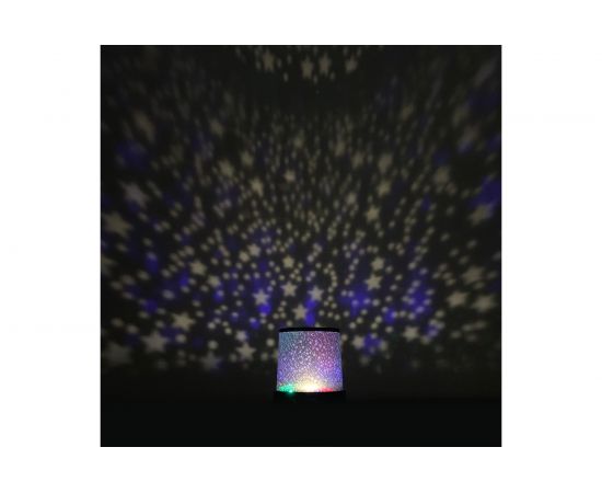 Светодиодный ночник-проектор Звездное небо Apeyron 3хАА, пластик, 110х120мм /12-142 – изображение 4
