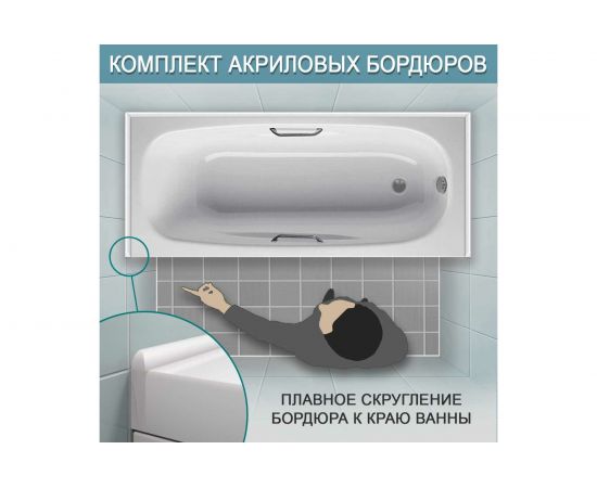 Комплект акриловых бордюров для ванной BNV "Персей" 4603312129344 – изображение 5