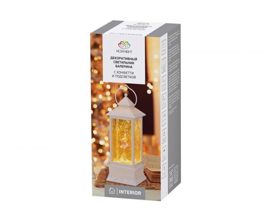 Декоратив��ый светильник NEON-NIGHT Балерина с конфетти USB 501-174 – изображение 10