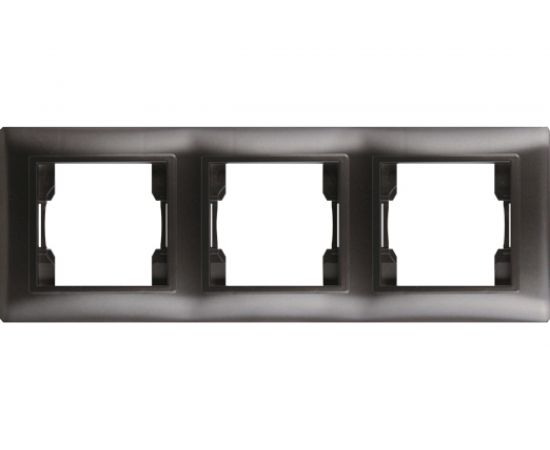 Трехместная рамка Volsten V01-14-A31-M, Magenta Nero, 9989 