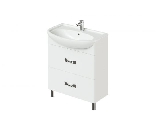 Напольная тумба с раковиной ИТАНА Анкона 75 750х440х860 55478 