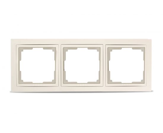 Рамка Smartbuy 3-местная пластик бежевая Нептун SBE-05i-Plastic-FR-3 