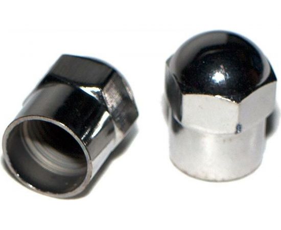 Пластмассовый колпачок вентиля DolleX хром упаковка 100 шт. 100KV-03PX 