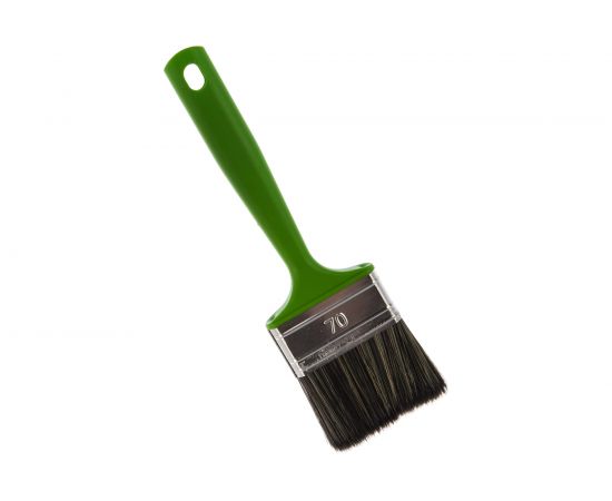 Флейцевая кисть для работ по дереву смешанная щетина С1 70х14мм Мелодия цвета 67070 