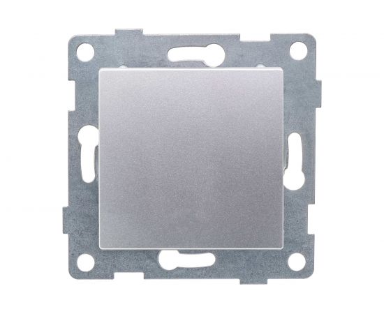 Механизм выключателя GUSI ELECTRIC Ugra 1кл. 2-х полюсный, СУ, 10А, 250В, серебро С11В5-004 